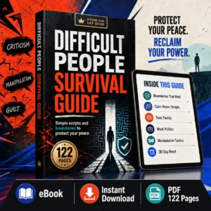 Difficult People Survival Guide: Simple Scripts and Boundaries to Protect Your Peace