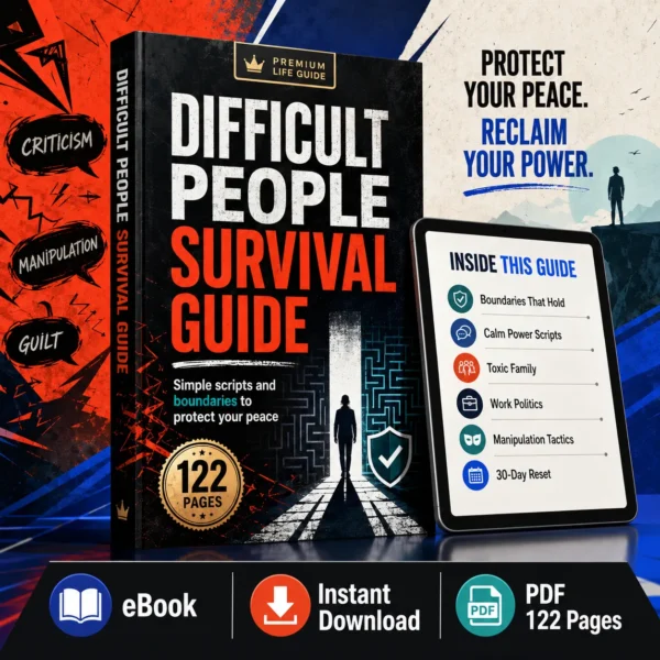 Difficult People Survival Guide Difficult People Survival Guide: Simple Scripts and Boundaries to Protect Your Peace