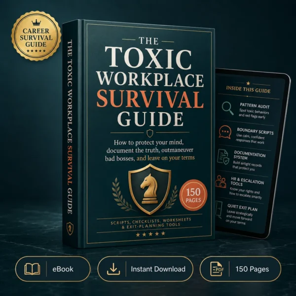 The Toxic Workplace Survival Guide image of The Toxic Workplace Survival Guide