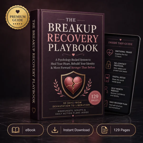 Breakup Recovery Playbook 90-Day Healing Plan eBook