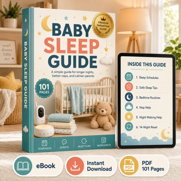 Baby Sleep Guide: Simple Sleep Help for Longer Nights, Better Naps, and Calmer Parents