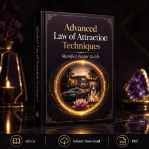 Advanced law of attraction ebook Advanced Law of Attraction Techniques Manifest Faster Guide digital PDF cover